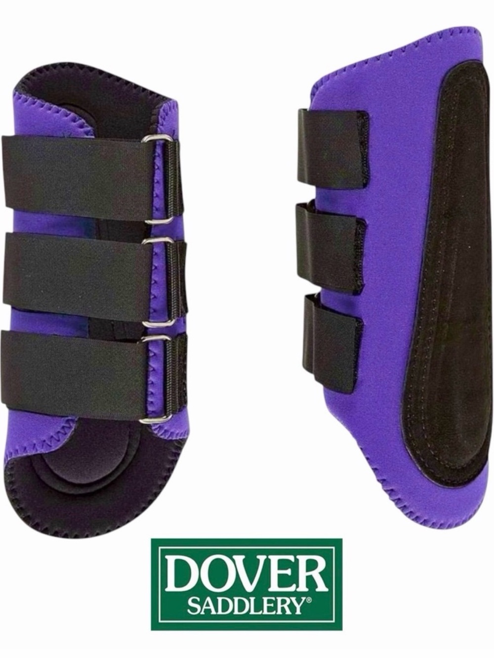 Dover Saddlery DS Horse Galloping Splint Boots XL Purple NWT